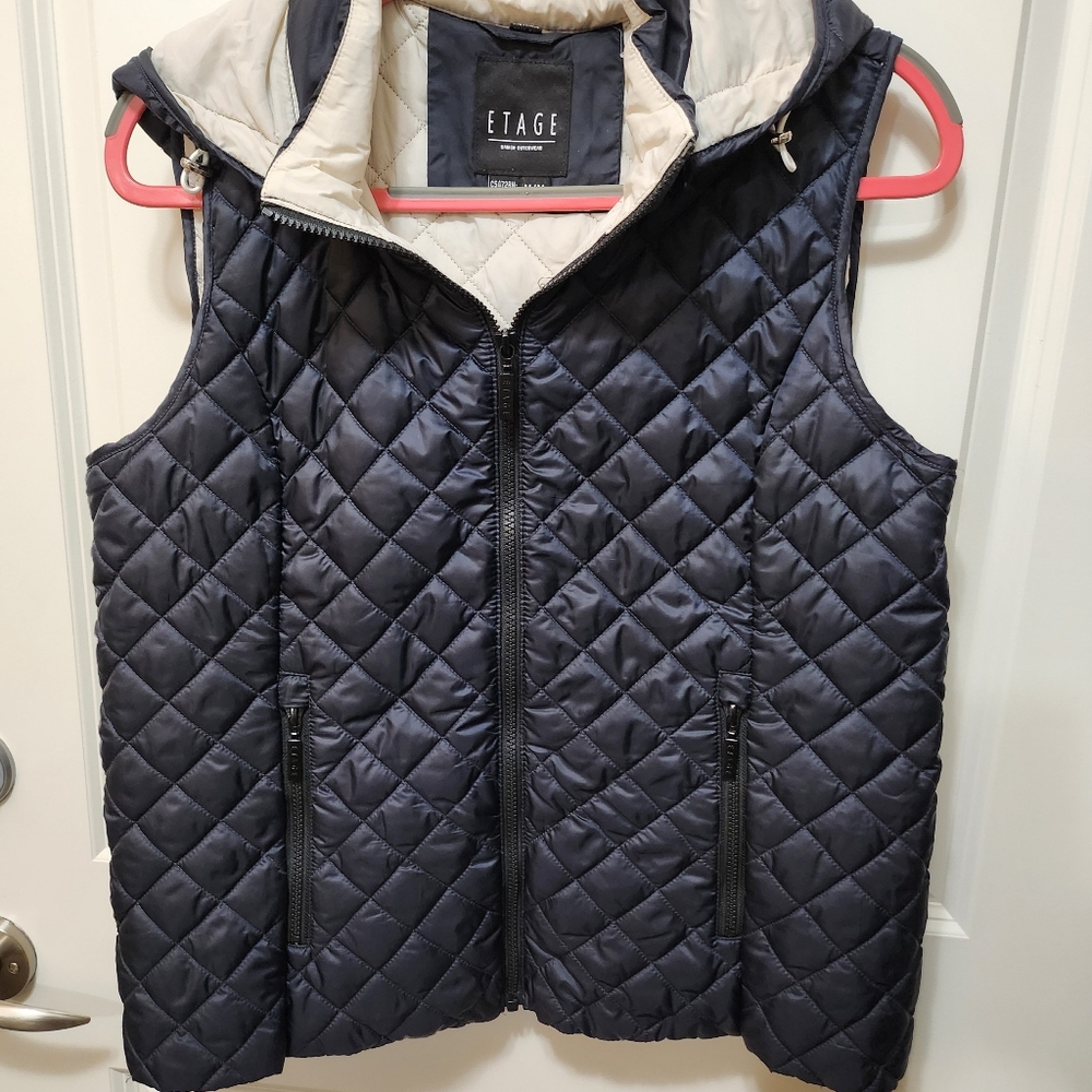 Etage Women's Quilted Black Vest M